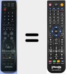 Replacement remote control for BP59-00116A