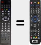 Replacement remote control for 472563