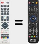 Replacement remote control for SH490