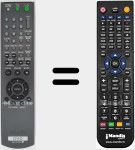 Replacement remote control for RMT-D152A (147772311)