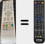 Replacement remote control for LD22WDVD105