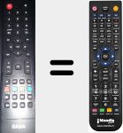 Replacement remote control for SA32B45
