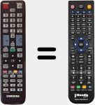 Replacement remote control for AA59-00508A