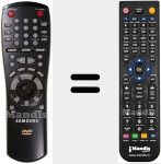 Replacement remote control for AH64-50361A