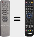 Replacement remote control for AH5901169B