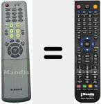 Replacement remote control for AH5901323D