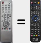 Replacement remote control for TM76B (BN5900454A)