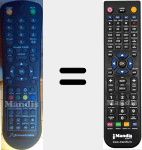 Replacement remote control for LD24-234DB