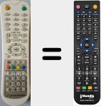 Replacement remote control for LD24D09HDW