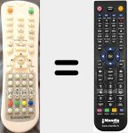 Replacement remote control for LT22-111DDW