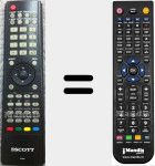 Replacement remote control for LTVX