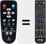 Replacement remote control for Screenplay MX2 HD