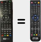 Replacement remote control for ST215DBU