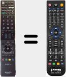Replacement remote control for GA 903 WJSA (RRMCGA903WJSA)