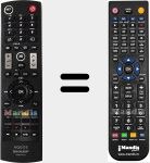 Replacement remote control for RRMCGB067WJSA
