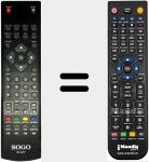 Replacement remote control for SS-2237