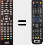 Replacement remote control for SS-2210FHD (SS2210FHD)