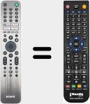 Replacement remote control for RMF-TX621E (100994911)