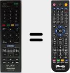 Replacement remote control for RM-ED 054 (149206711)