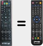 Replacement remote control for TDL22F4ST004