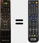 Replacement remote control for TQL15HD2ST001