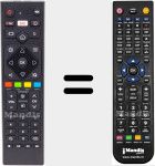 Replacement remote control for SUNNY001
