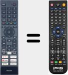 Replacement remote control for ERF3AB80H (T300837)