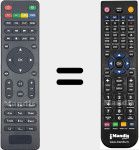 Replacement remote control for T4