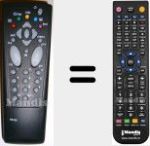 Replacement remote control for TC100 (20879570)