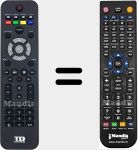 Replacement remote control for TDSYS002