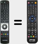 Replacement remote control for RC5116 (23109841)