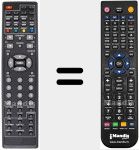 Replacement remote control for TL-XI1353D