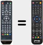 Replacement remote control for REMCON1414