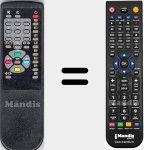 Replacement remote control for D14RKD5