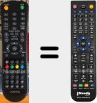 Replacement remote control for OCEALED1919B2