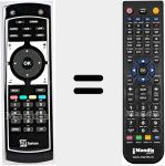Replacement remote control for 21080096