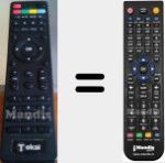 Replacement remote control for Tokai002