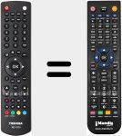 Replacement remote control for RC1910 (20573440)