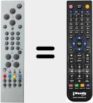 Replacement remote control for RC1543 (20132927)