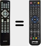 Replacement remote control for VU132