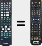 Replacement remote control for RAV324 (WG646500)