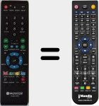 Replacement remote control for ICube2750