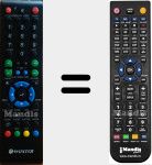 Replacement remote control for Icube3100