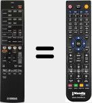 Replacement remote control for RAV523 (ZJ665200)