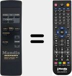Replacement remote control for RC-82PM (ZK137J0010)