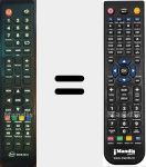 Replacement remote control for MiDE4219