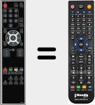 Replacement remote control for NF036RD