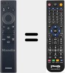 Replacement remote control for BN59-01386B