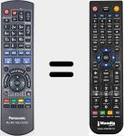 Replacement remote control for N2QAYB000509