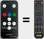 Replacement remote control for RC 601